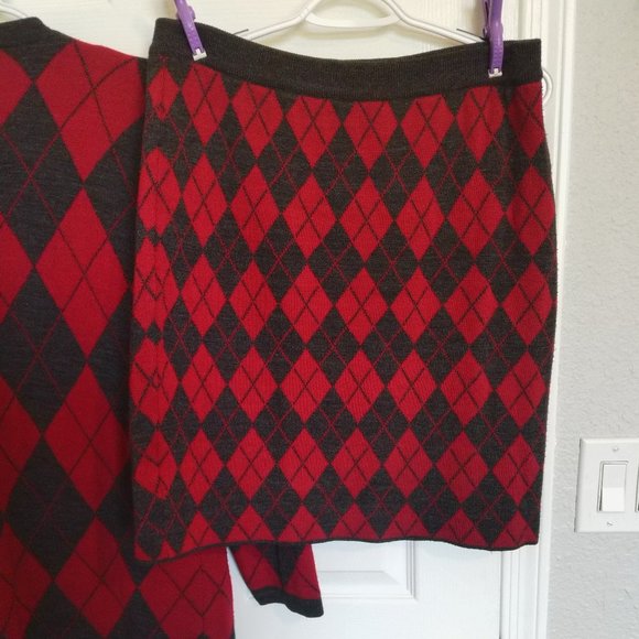 VINTAGE!  WOOL Blend! | Long CARDI and SKIRT SET | L | OUTSTANDING CONDITION - Picture 8 of 10